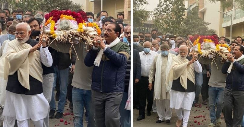 Heeraben Modi Death News LIVE: PM Modi gave shoulder to mother Heeraben, tribute continues