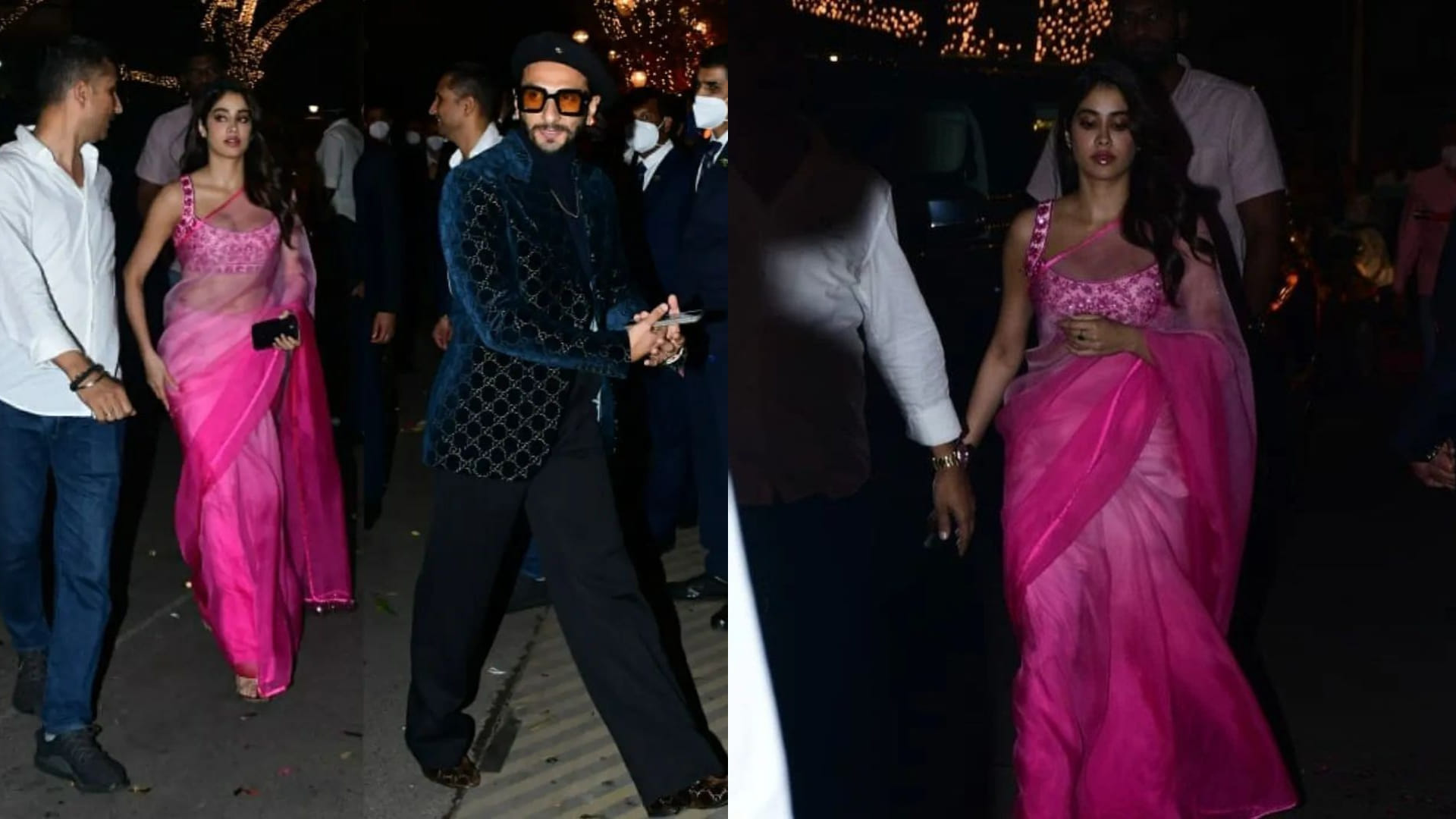 anant ambani radhika merchant engagement party janhvi kapoor steal limelight alia bhatt reached in style