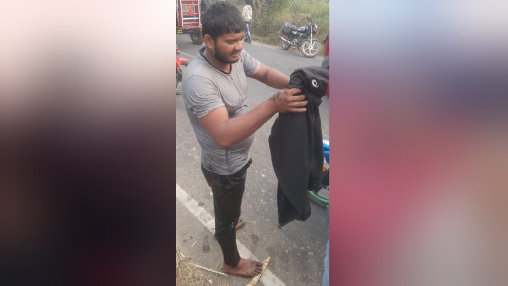 Meerut: Class 12th student Akash saved a woman life by jumping into Ganga Nahar
