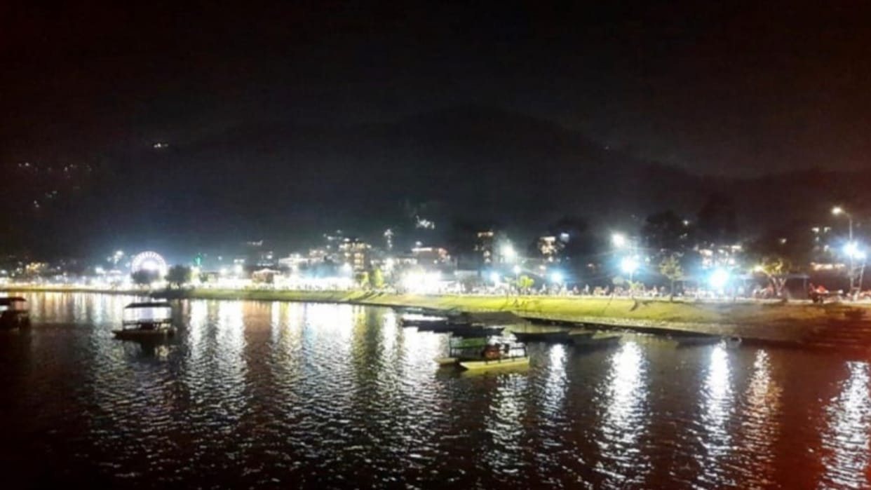 Pokhar-Lumbini decorated on New Year 2023