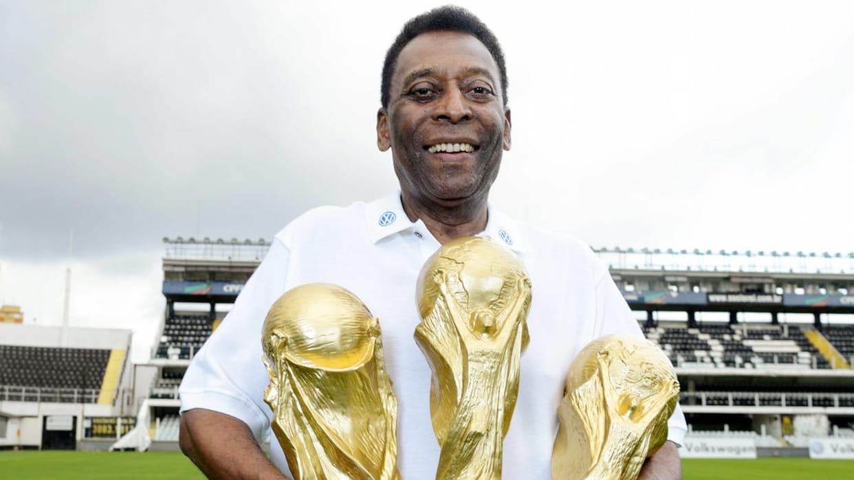 When the war stopped to see footballer Pele