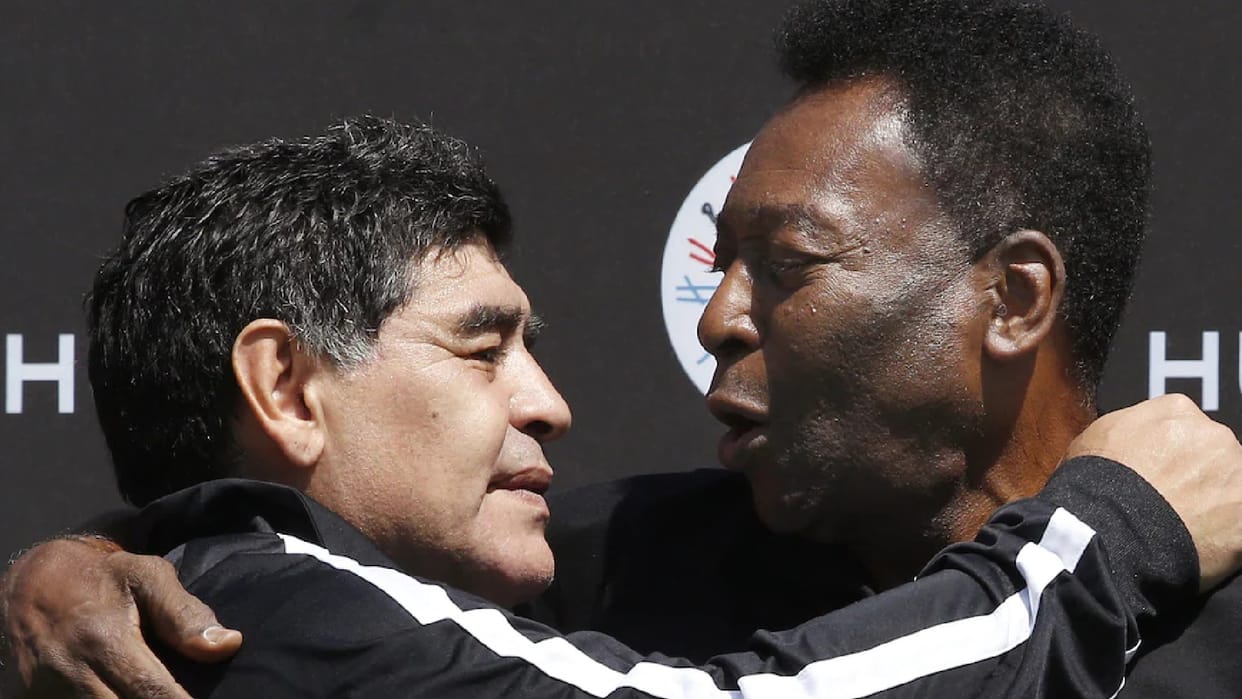 Pele Maradona  Will play football together in the sky PELE message for Maradona went viral after his death