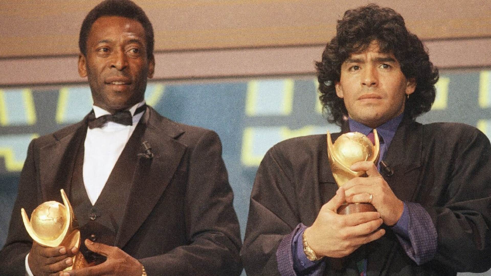 Pele Maradona  Will play football together in the sky PELE message for Maradona went viral after his death