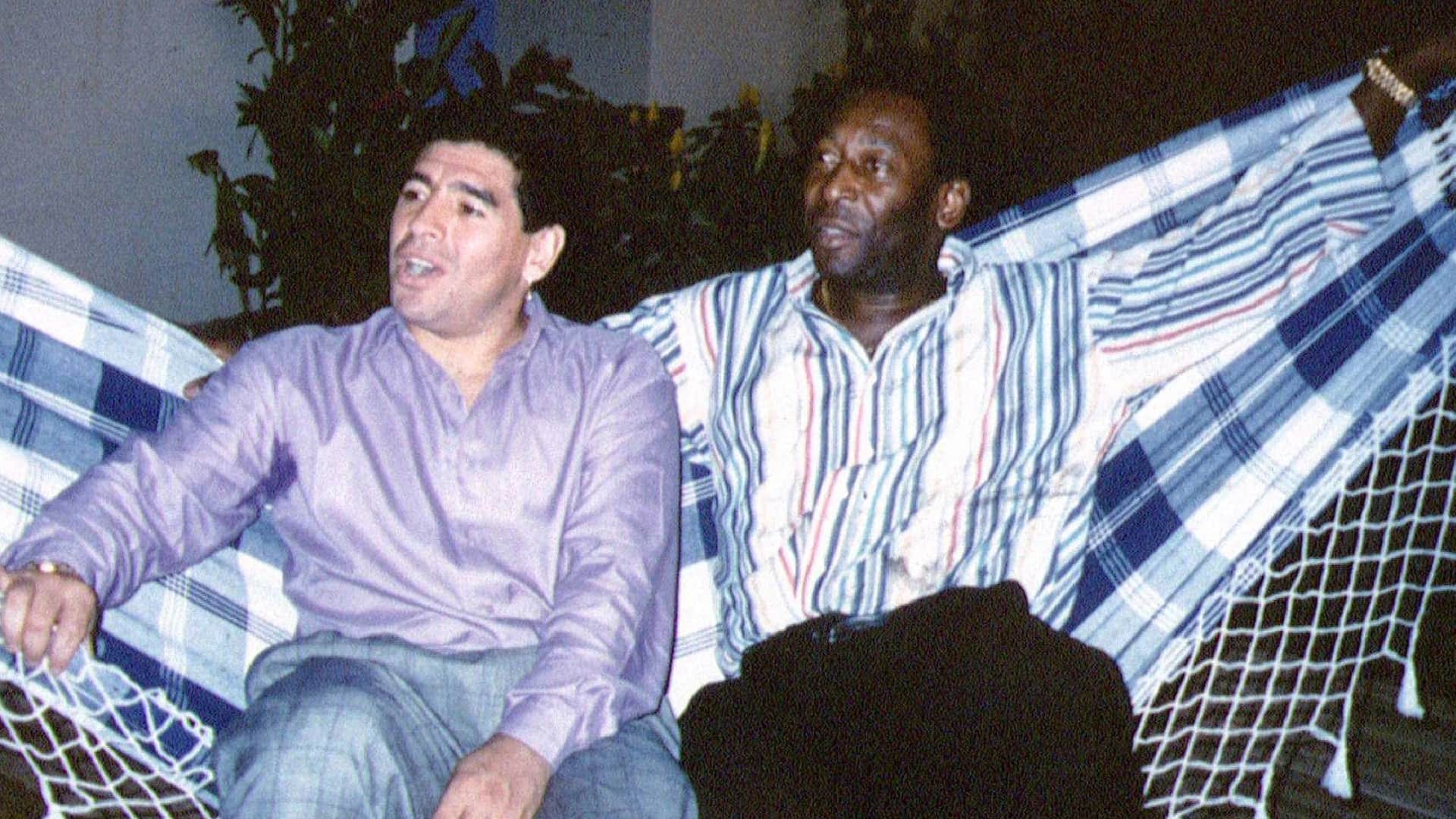 Pele Maradona  Will play football together in the sky PELE message for Maradona went viral after his death