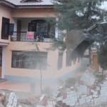 अनंतनाग में आतंकी के घर पर चला बुलडोजर