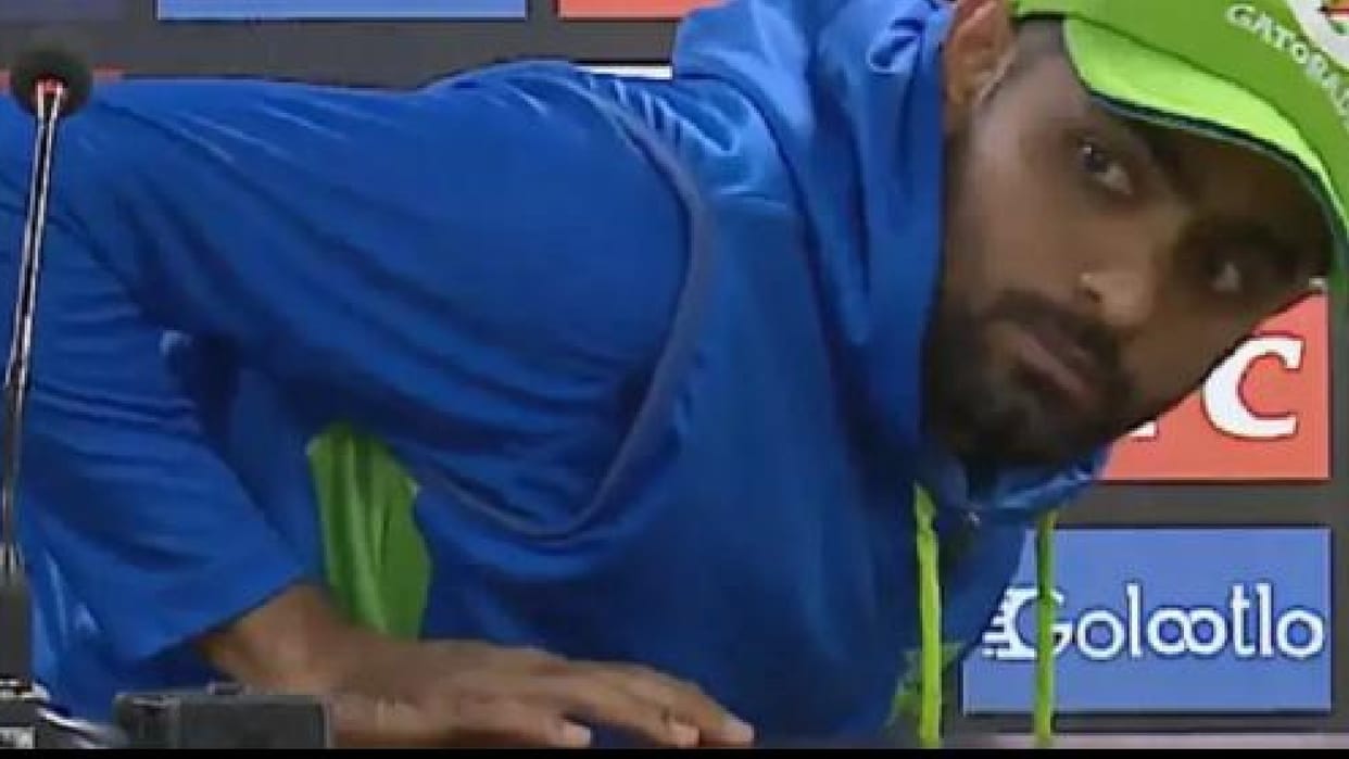 PAK vs NZ Babar Azam fuming during press conference did not answer the reporter