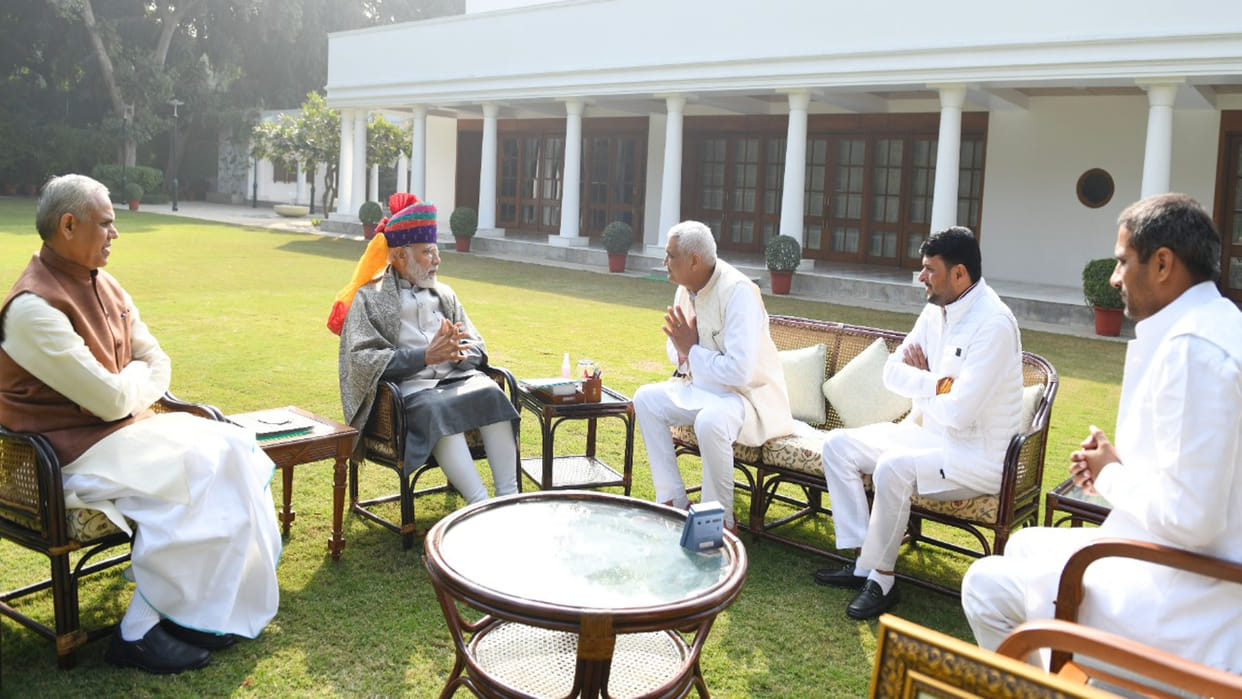 Politics: Rajasthan Jat leaders meet Pm Modi in delhi, Demand for Next Jat cm In State