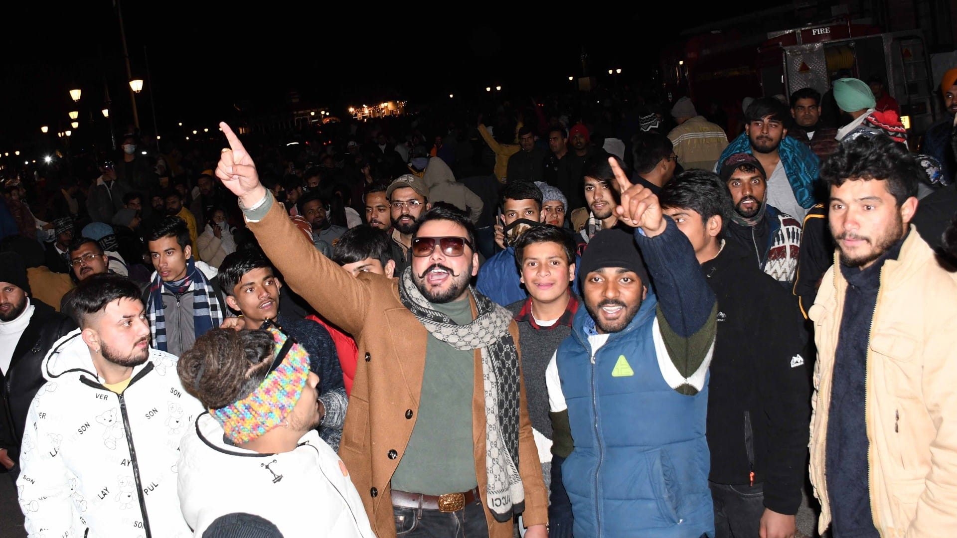 new year 2023 celebration in shimla tourist dance on DJ enjoys food festival