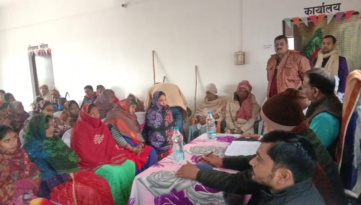Janta Chaupal was organized in three gram panchayats
