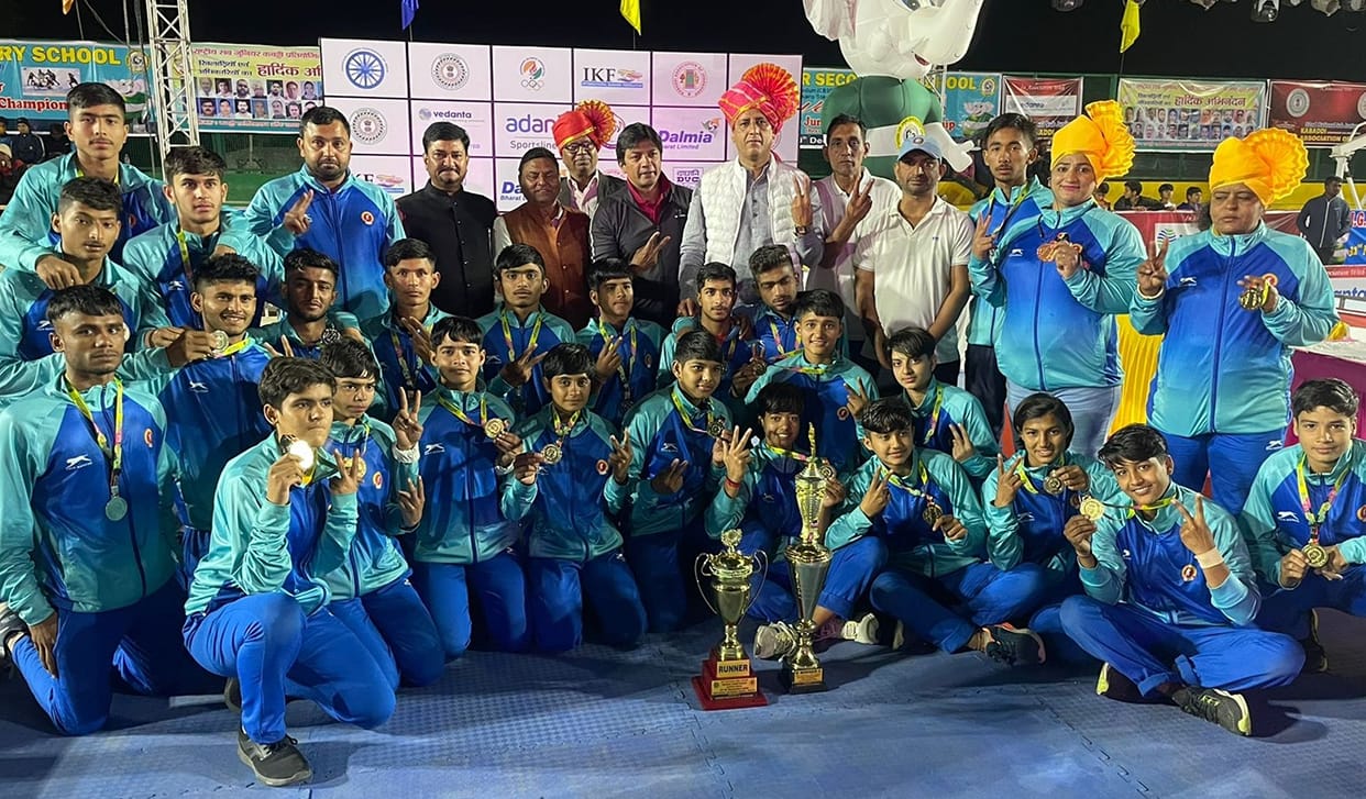 Haryana women's kabaddi team wins gold, men's team wins bronze medal in sub-junior category