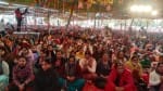 हिसार। डेरा सच्चा सौदा के नाम चर्चा कार्यक्रम उपस्थित डेरा प्रेमी। संवाद