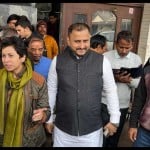 पानीपत पहुंचीं कुमारी सैलजा।