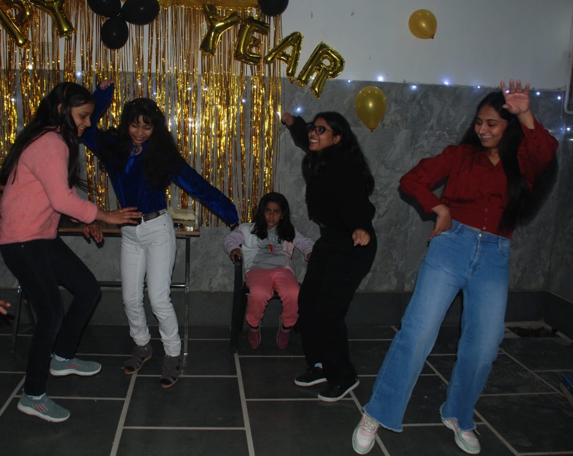 welcomed the new year with a bang