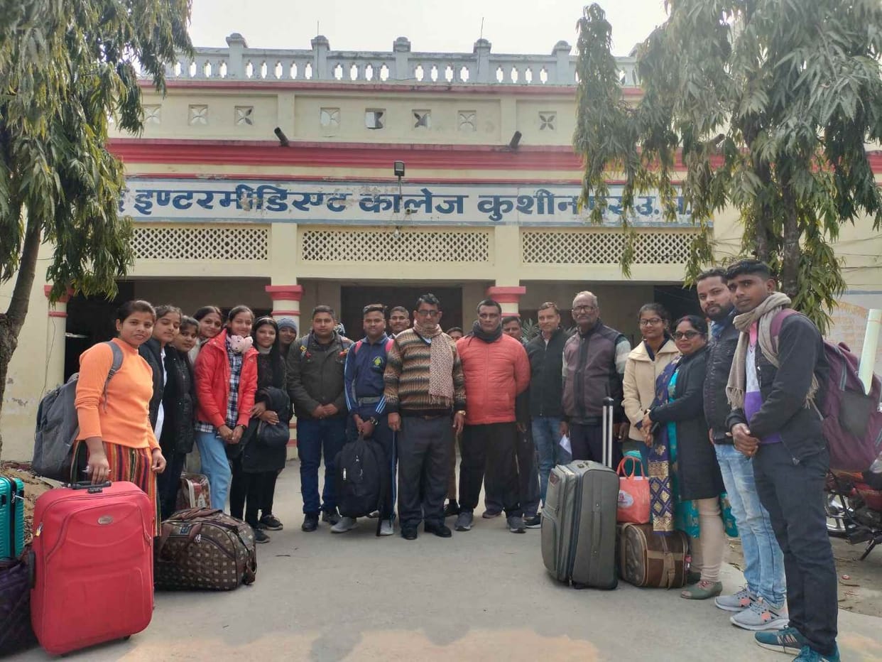 scout guide team departed to rkajsthan