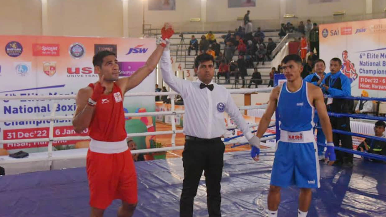 National Boxing Championshoip: Commonwealth Games gold medalist Gaurav Solanki in last-16