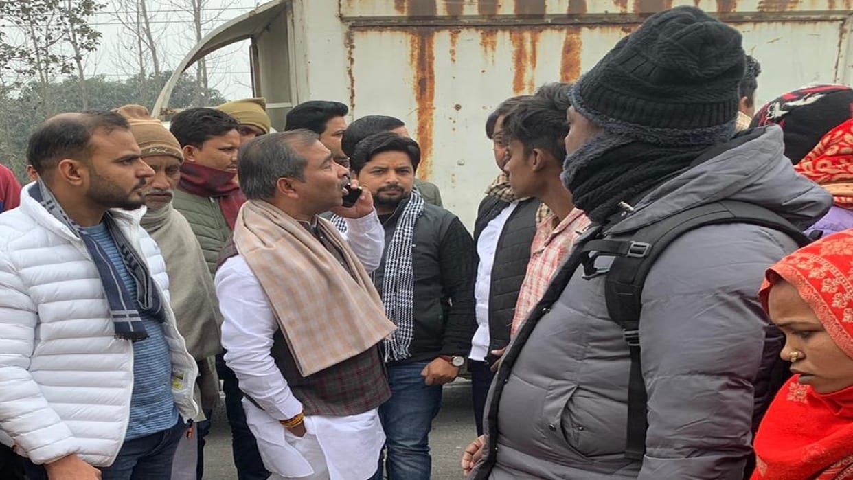 injured lying on roadside was sent to the hospital up Minister