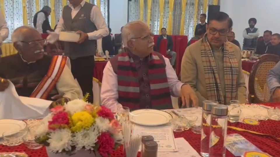 Haryana Governor and CM attended millet breakfast organised by the IAS association in Chandigarh