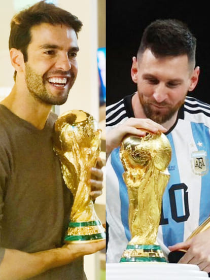 Kaka welcomes Lionel Messi to ‘Triple Crown’ club that only contains 9 footballers