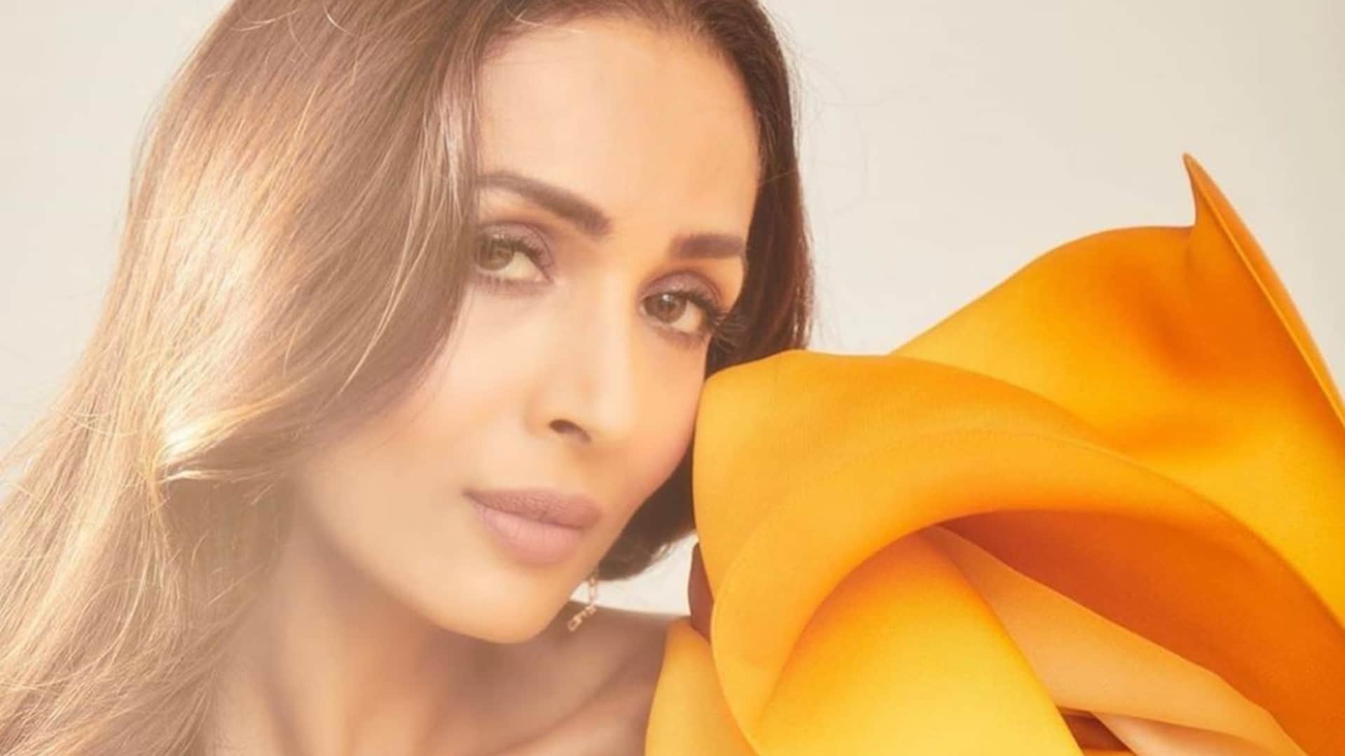 malaika arora gets mobbed by fans in dubai event actress said please dont push watch the video
