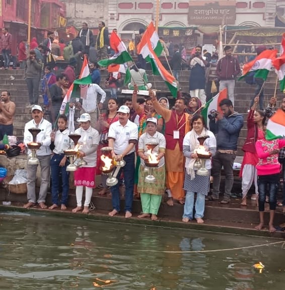 New Year's resolution Aviral Ganga-Nirmal Jal, New Year's welcome with Ganga Aarti