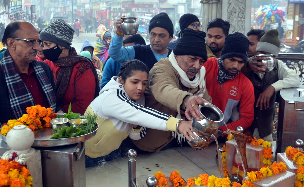 First day of new year spent with good wishes