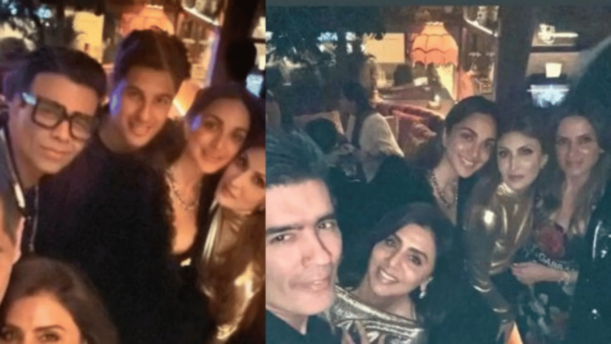 Kiara Advani and Siddharth Malhotra new year 2023 celebration in Dubai with Manish Malhotra Karan Johar