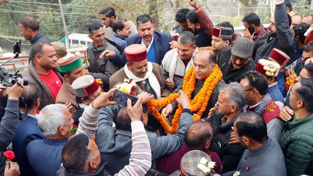 neta pratipaksh jairam thakur press conference in mandi himachal pradesh