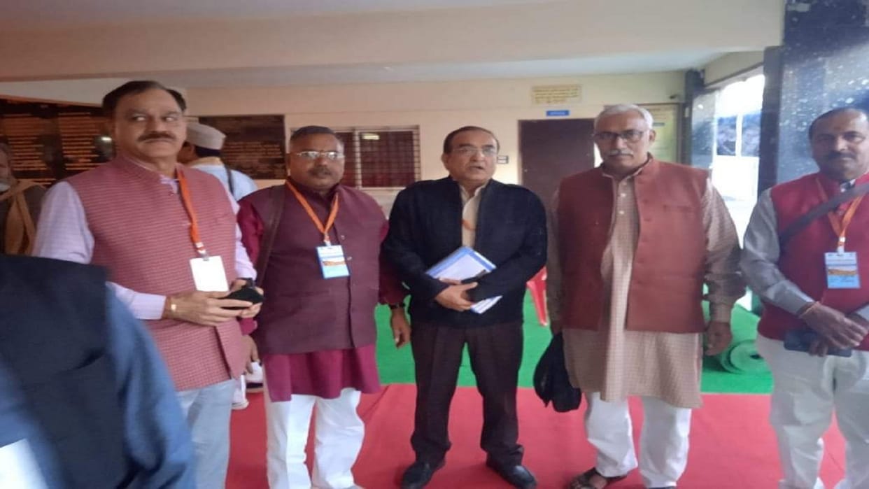 KP Singh, who was IG in Prayagraj, became the president of VHP Kashi province