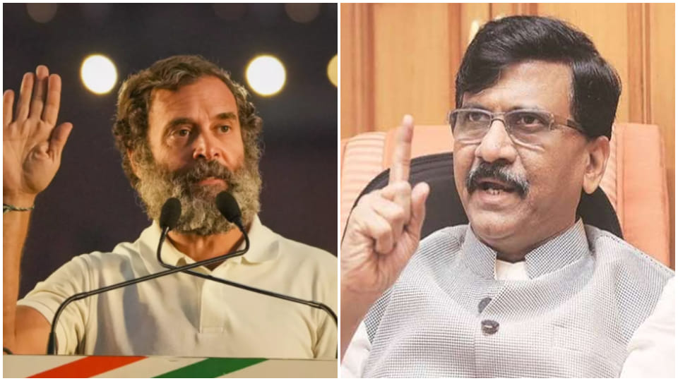 Rahul Gandhi 'aura' continues this year...Sanjay Raut in Saamana