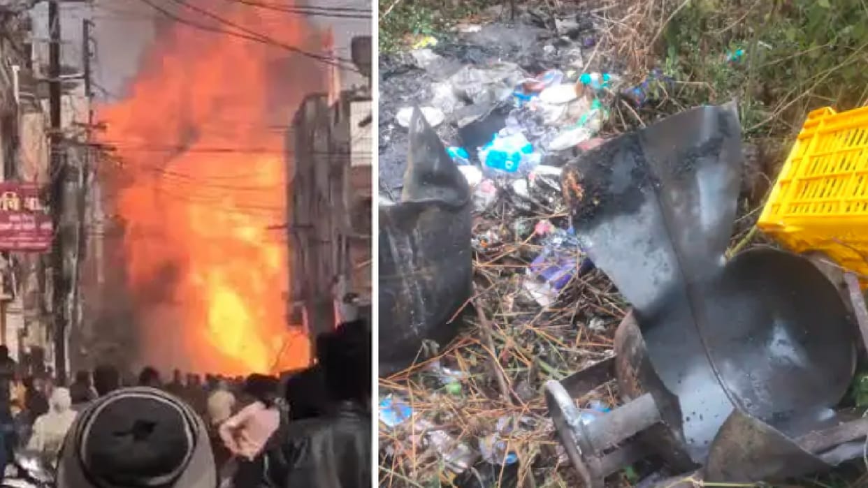 Two gas cylinders burst in Satna, major accident averted