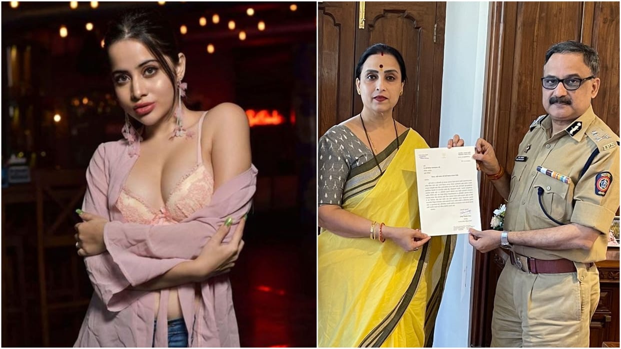 BJP leader Chitra Wagh demands Urfi Javed arrest for going topless on Mumbai streets actress gave reply