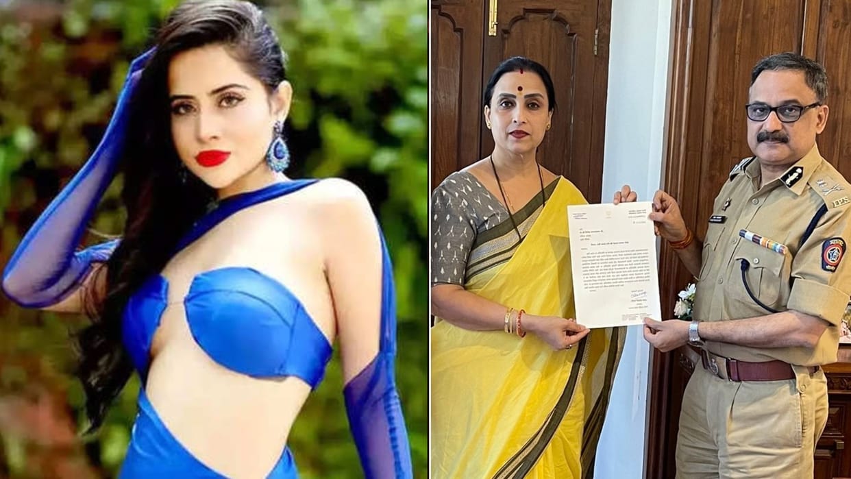 urfi javed reacts to bjp leader chitra wagh police complaint against her
