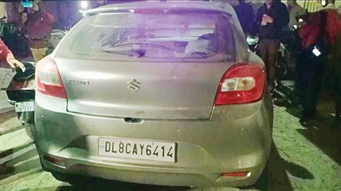 आरोपियों की कार