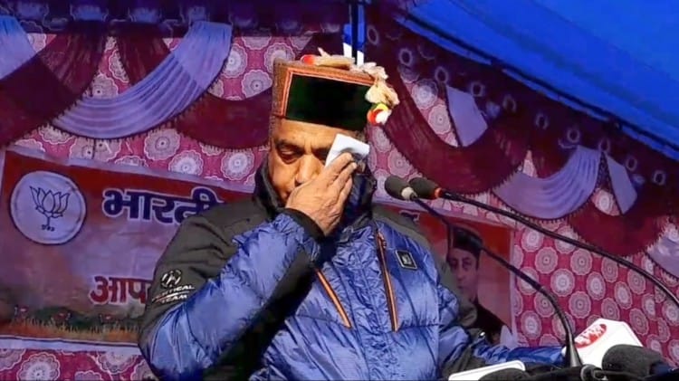 भावुक हुए जयराम ठाकुर।