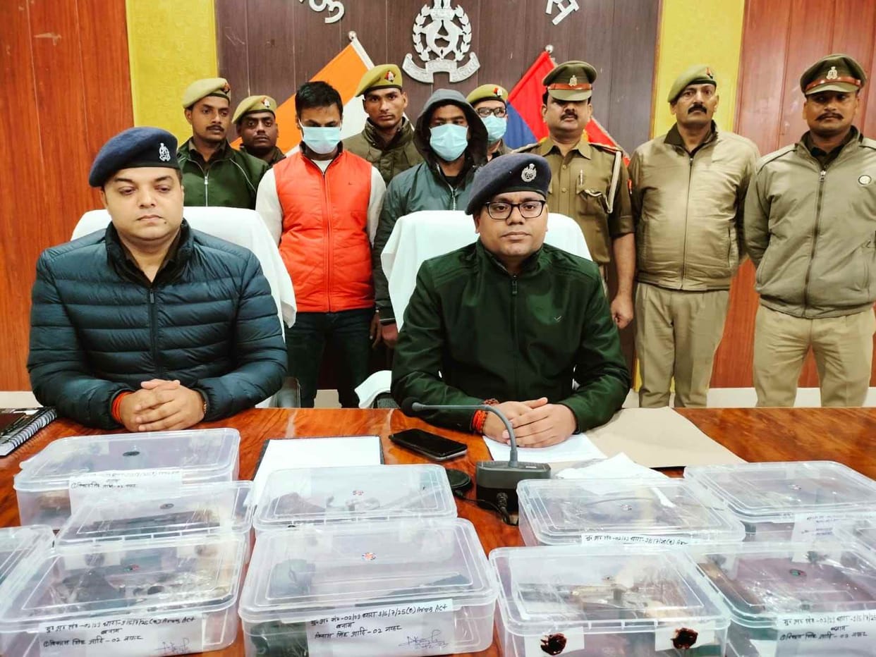 Illegal gun factory busted, two arrested