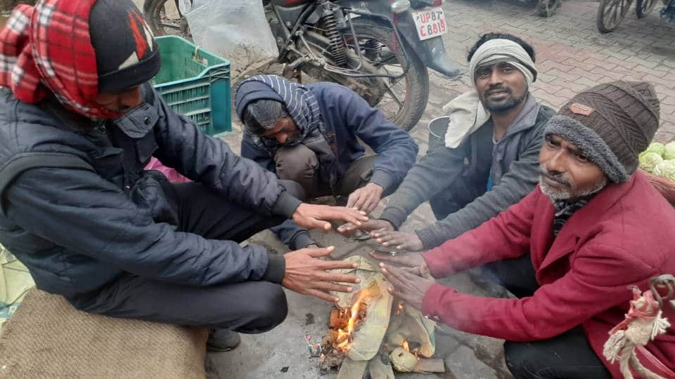 Cold increased in Agra and surrounding people imprisoned in homes