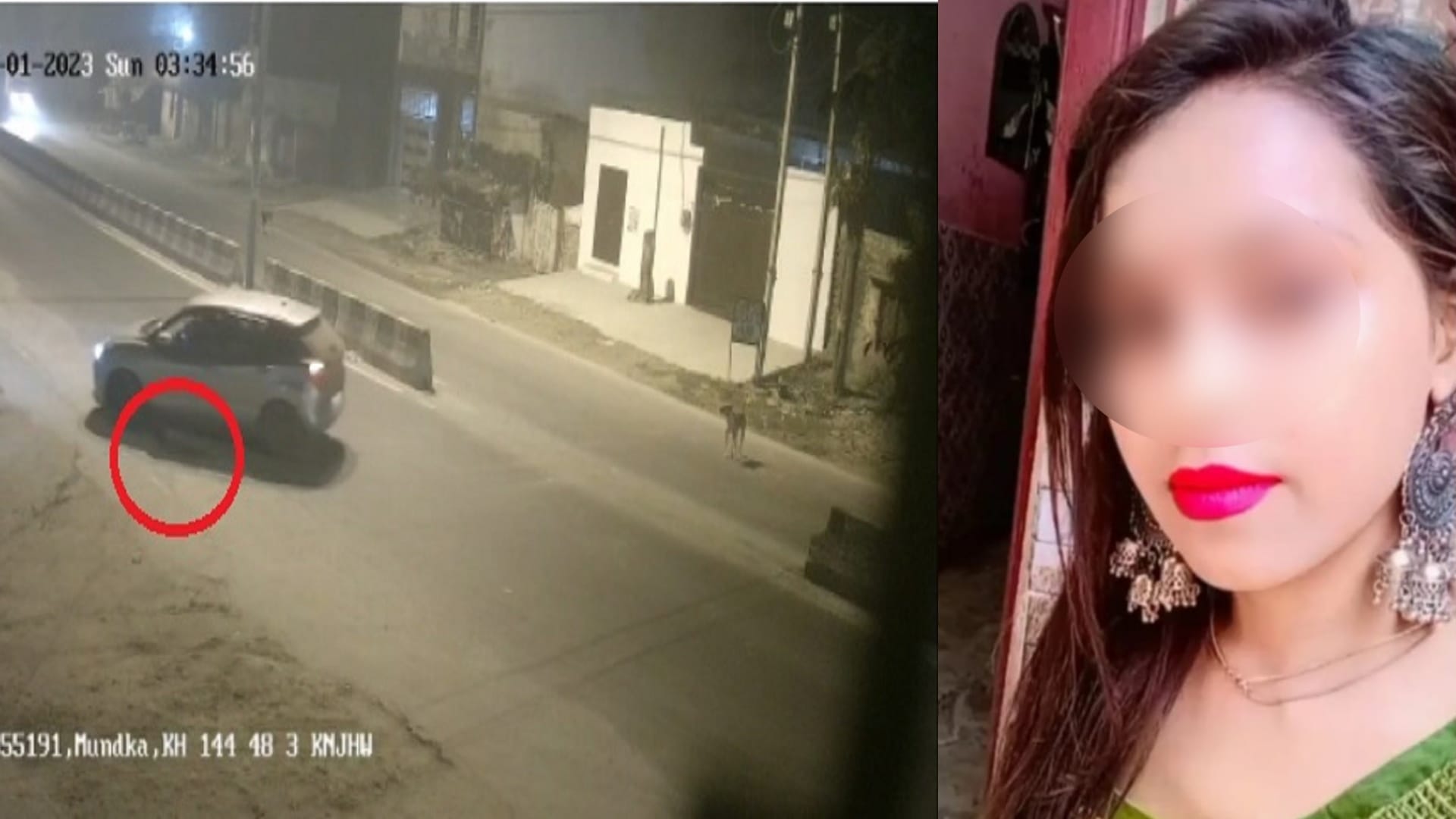 Delhi Kanjhawala Case 10 potholes and speed breakers in one and a half KM how car passed while dragging Anjali