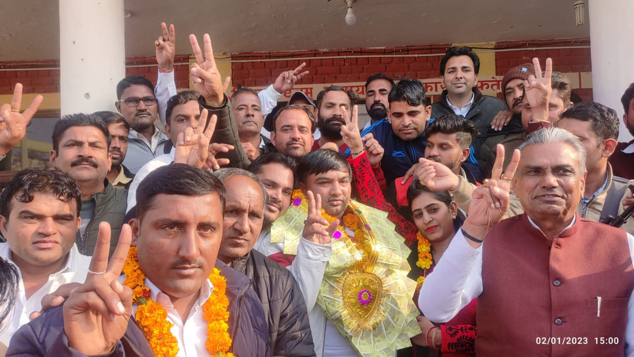 Pooja Charaiputra elected the chairperson of Fatehabad Panchayat Samiti