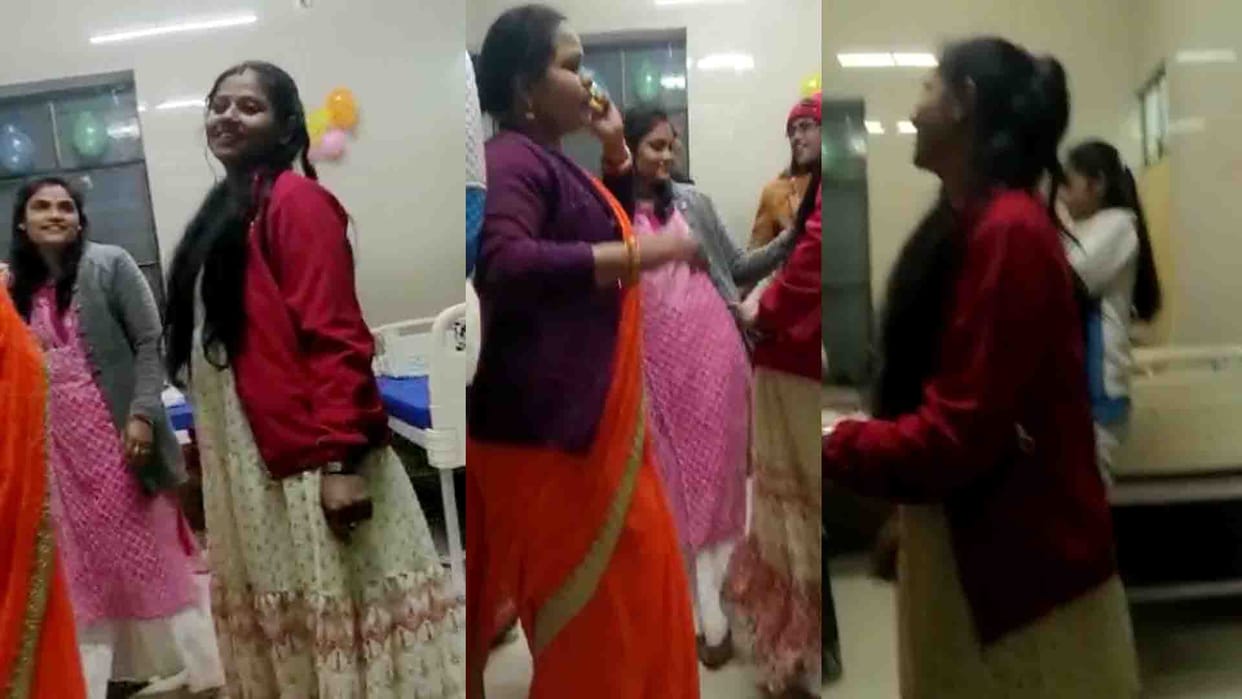 Hamirpur: Video of health workers partying in delivery ward of CHC goes viral