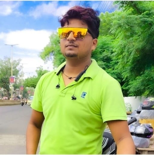 Bike rider came under tractor due to car collision, died