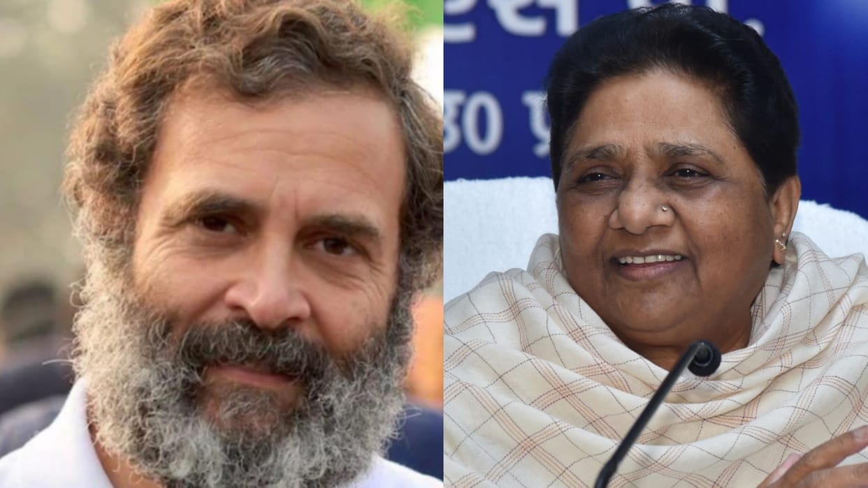 Mayawati sends good wishes to Rahul gandhi for Bharat Jodo Yatra.