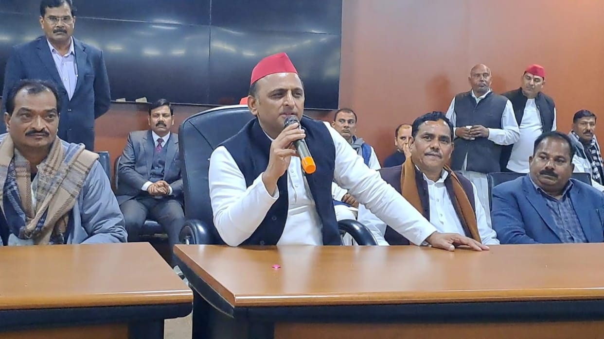 Akhilesh said, like Mainpuri, BJP will lick the dust in the Lok Sabha elections too.