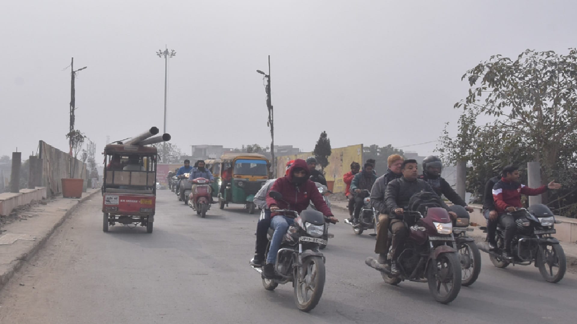 The minimum temperature was four degrees in Saharanpur and there is possibility of bad weather