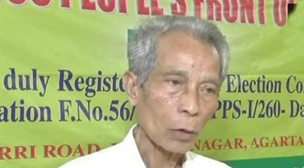 Tripura: Mortal remains of IPFT founder N C Debbarma consigned to flames