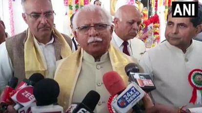 हरियाणा के सीएम मनोहर लाल।