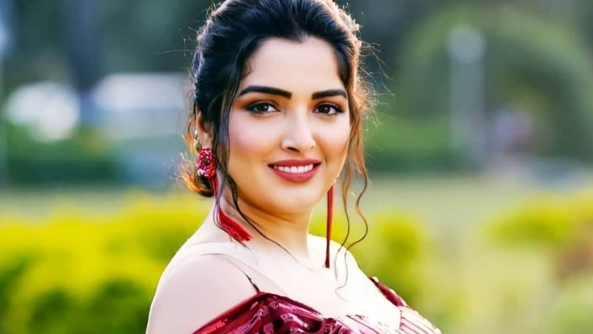 Amrapali dubey birthday party bhojpuri actress shares her hot and bold looks in black gown photos goes viral