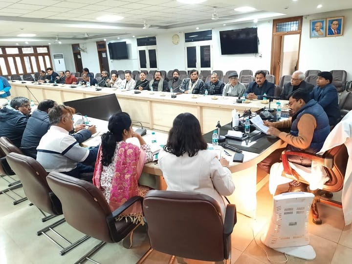 A special meeting regarding the preparations for the Aligarh exhibition