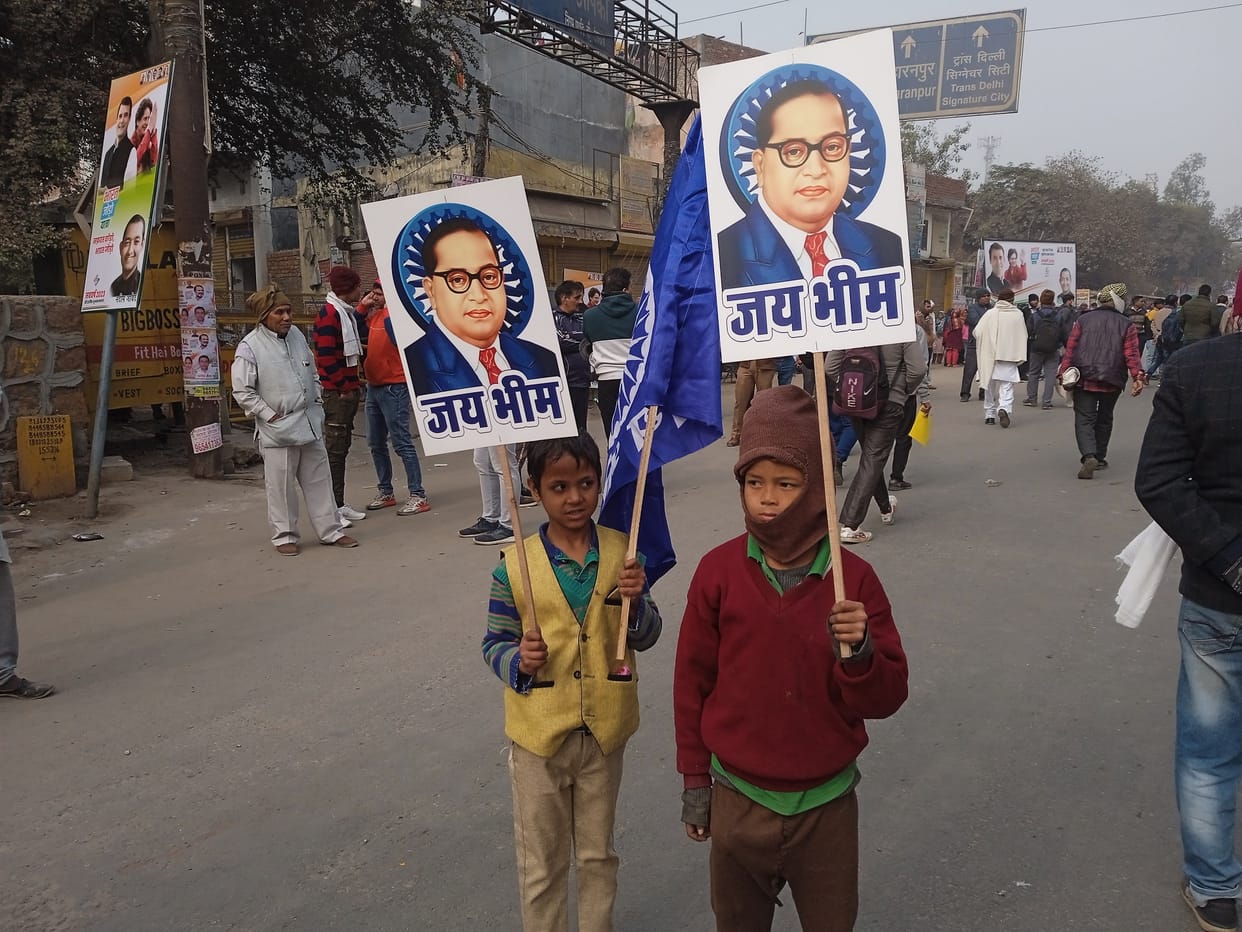Bharat Jodo Yatra: Ambedkar-KanshiRam posters in Rahul gandhi yatra, Dalit voters returning to Congress