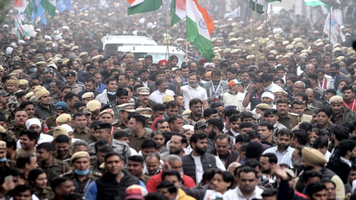 Congress invites 21 parties for final program of Bharat Jodo Yatra Srinagar on jan 30