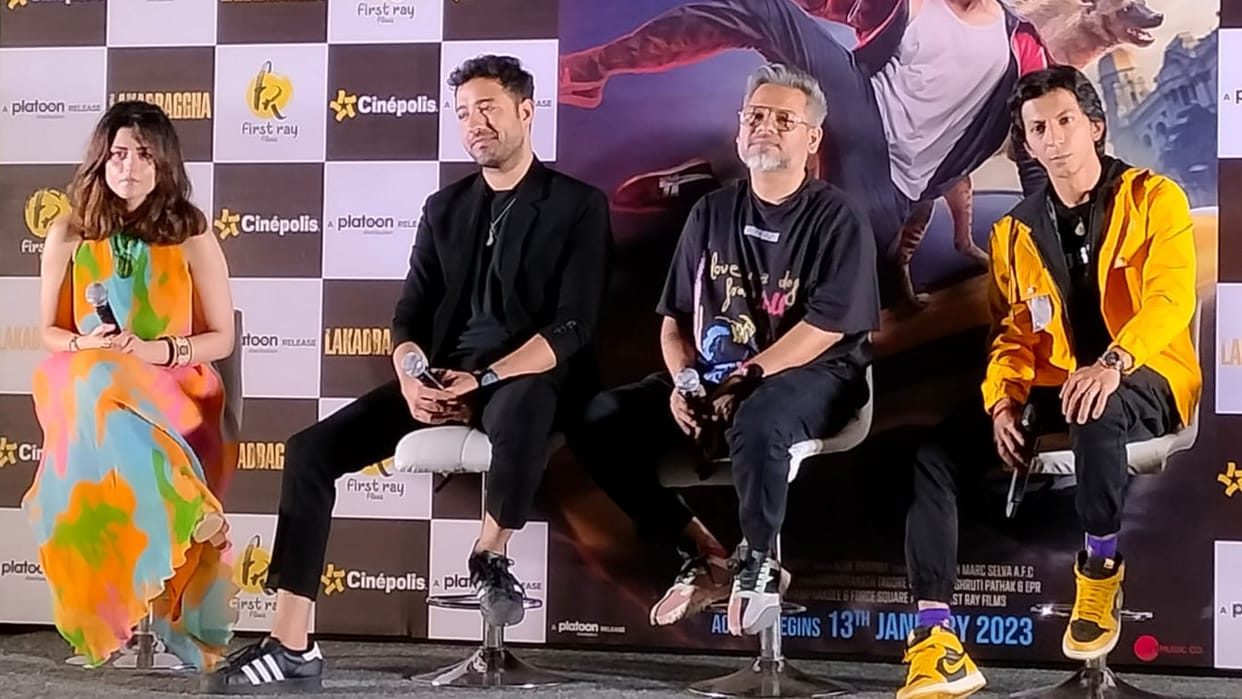 Lakadbaggha Trailer Launch Event Actor Anshuman Jha talks about Naseeruddin Shah and his film Kuttey